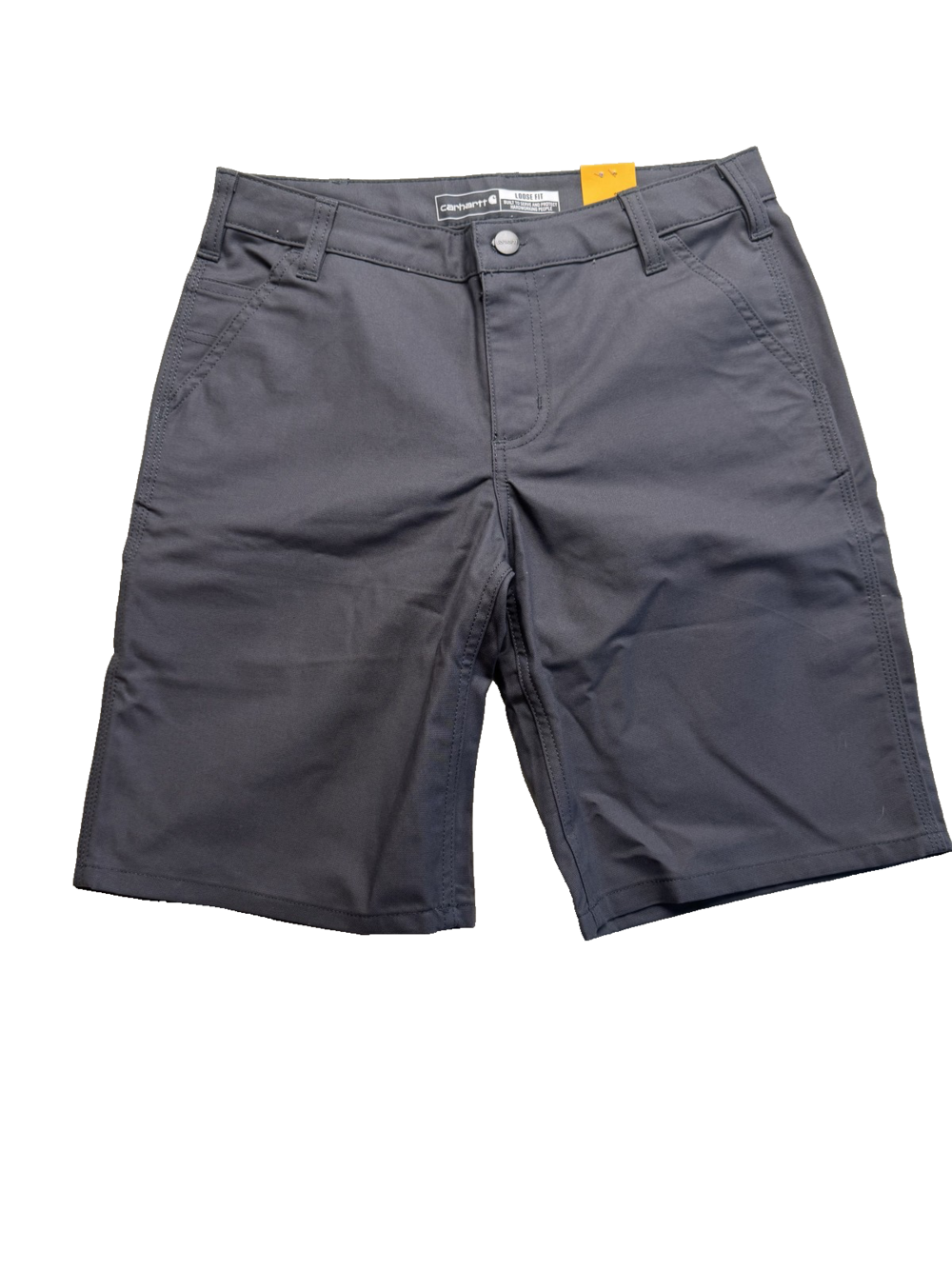 Carhartt Shorts Womens 6 Gray Rugged Professional Series Loose Fit Work Canvas